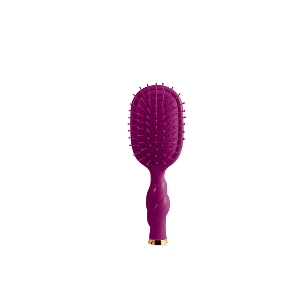 Teleties Mini Sized Detangler Hair Brush for Medium Hair – Mulberry