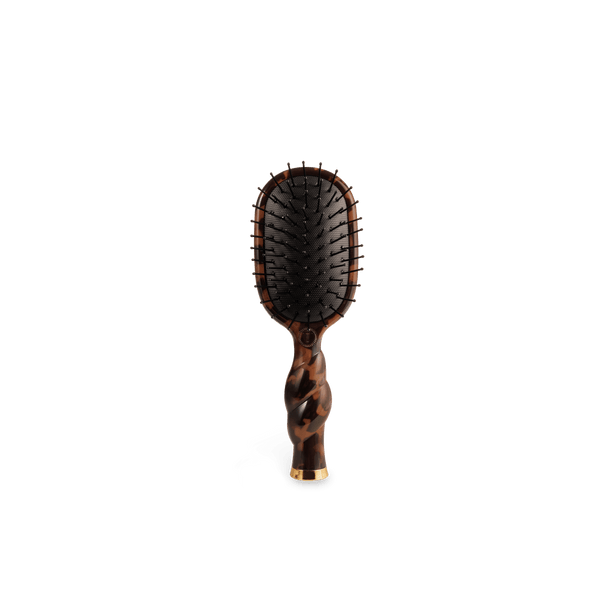 Teleties Mini Sized Detangler Hair Brush for Medium Hair – Tortoise
