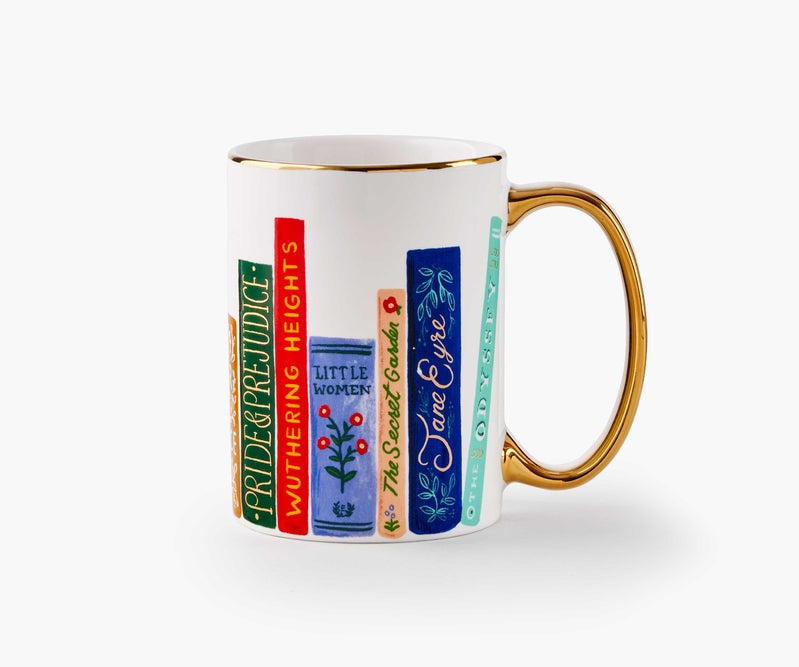 Rifle Paper Co. "Book Club" Porcelain Mug