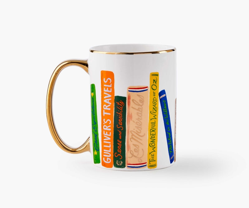 Rifle Paper Co. "Book Club" Porcelain Mug