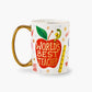 Rifle Paper Co. "World's Best Teacher" Porcelain Mug