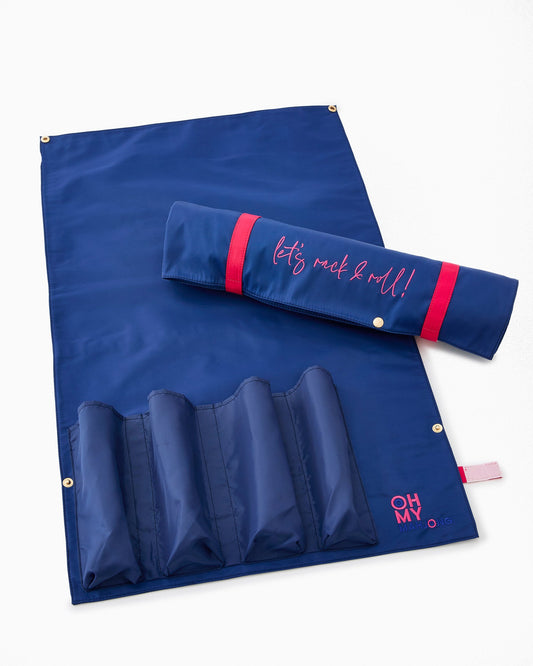 Oh My Mahjong Let's Rack & Roll Bag- Navy