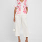 Johnny Was V-Neck Tie Back Blouse-Alycia (Ecru)