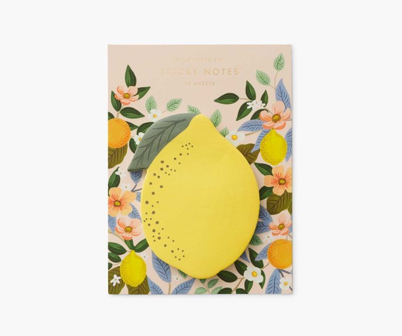 Rifle Paper Co. "Lemon" Sticky Notes