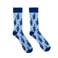 Living Royal Men's Bamboo Crew Socks-Number One Dad