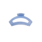 Teleties Classic Tiny Open Hairclip-Blue Lagoon