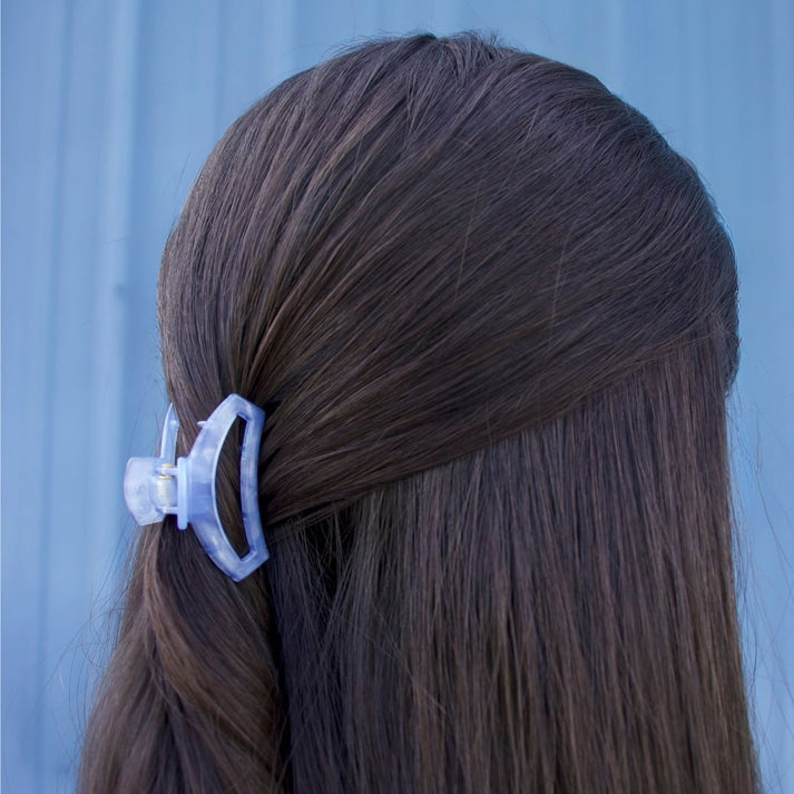 Teleties Classic Tiny Open Hairclip-Blue Lagoon