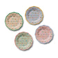 Rifle Paper Co. Melamine Assorted Dessert Plates - Set of 4