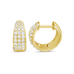 LeMel “Brooklyn CZ” Huggie Earrings