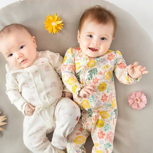 Magnetic Me “Primrose Cottage” Ruffle Footie