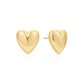 LeMel “Puffy Heart” Earrings-Gold