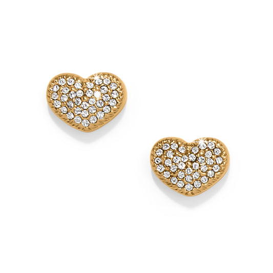 Brighton Illumina Celeste Heart Post Earring-Gold