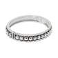 Brighton Pretty Tough Stud HInged Bangle-Silver