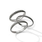 Brighton Pretty Tough Stud HInged Bangle-Silver