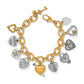 Brighton One Heart Large Charm Bracelet