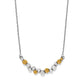 Brighton Pebble Crescent Bar Necklace-Mixed