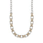 Brighton Mosaic Two-Tone Links Necklace-Silver/Gold