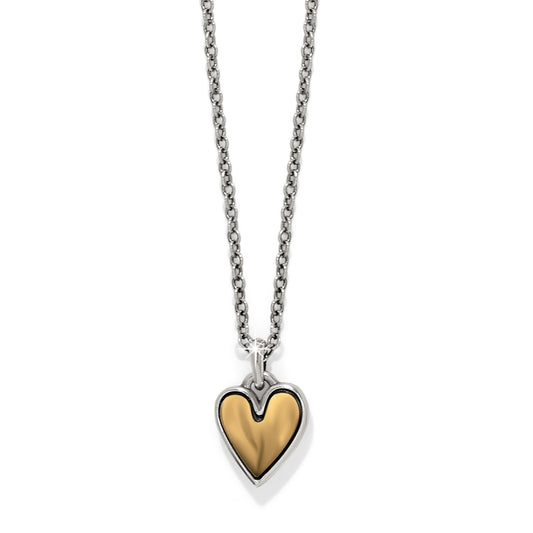 Brighton Cascade Heart Mini Necklace- Two Tone