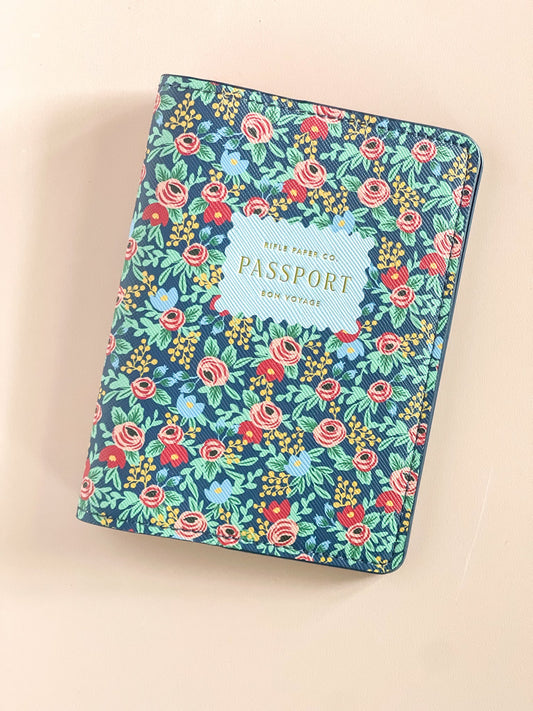 Rifle Paper Co. "Rosa" Passport Holder