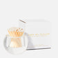 Tart Round Match Striker | White Matches