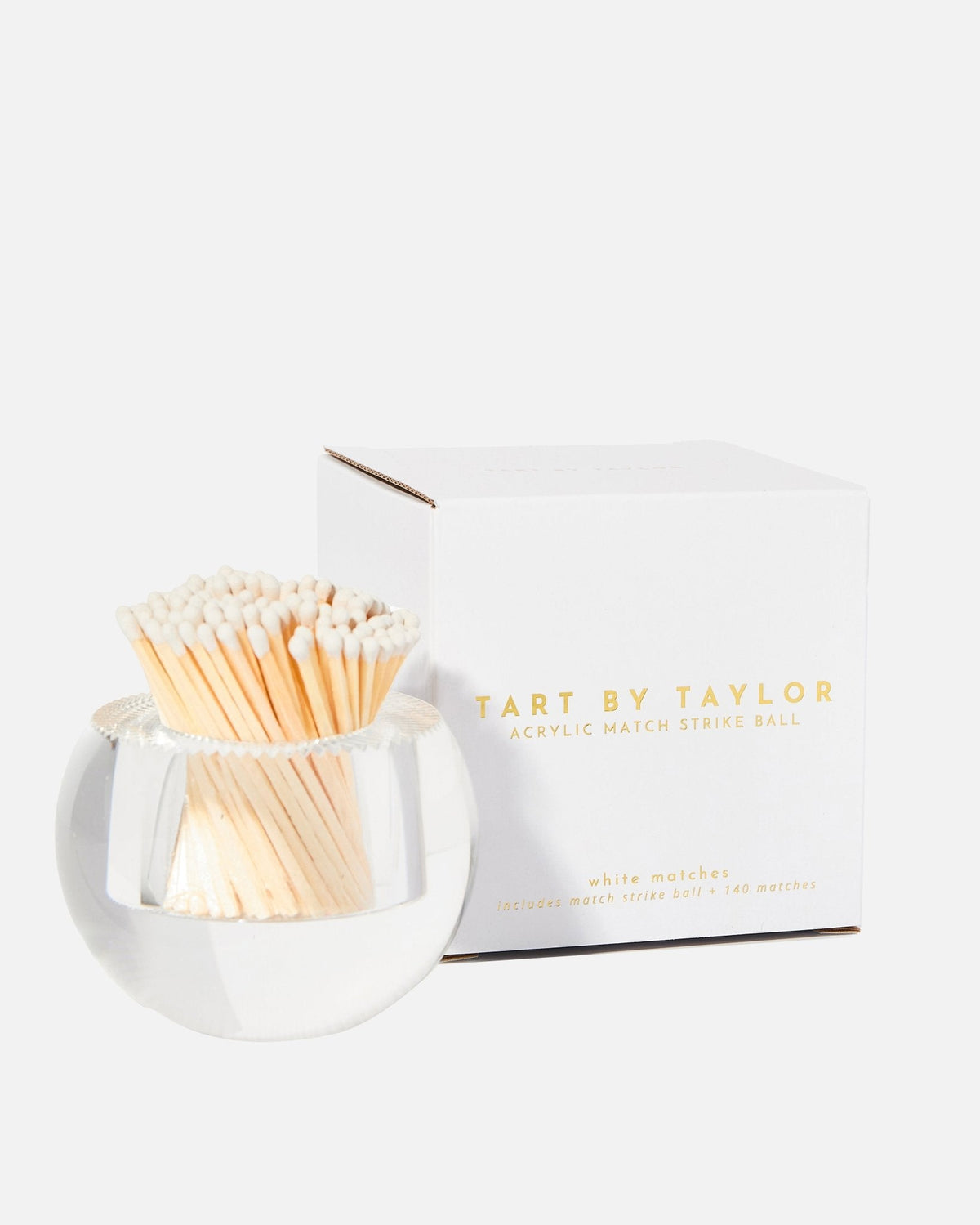 Tart Round Match Striker | White Matches