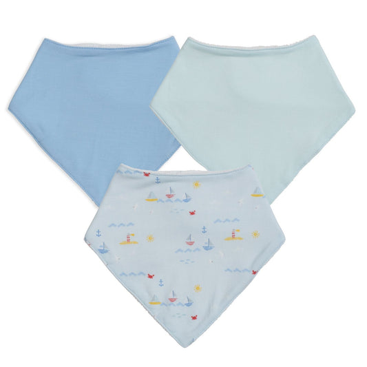 Magnetic Me "Sail Ebrate Good Times" Modal Reversible Bibs (set of 3)