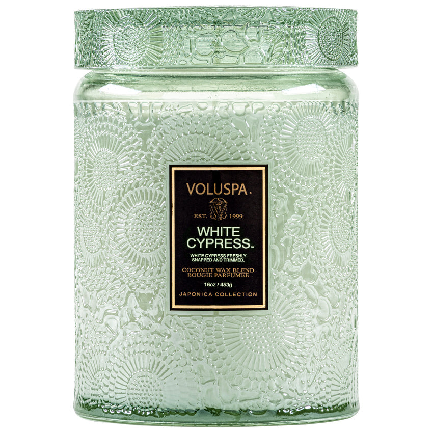 Voluspa “White Cypress” 18oz Large Jar