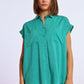 Molly Bracken “Chantel” Short Sleeve Shirt - Emerald