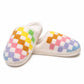 Living Royal "Rainbow Checker" Slippers