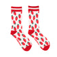 Living Royal Women's Bamboo Crew Socks - Strawberry