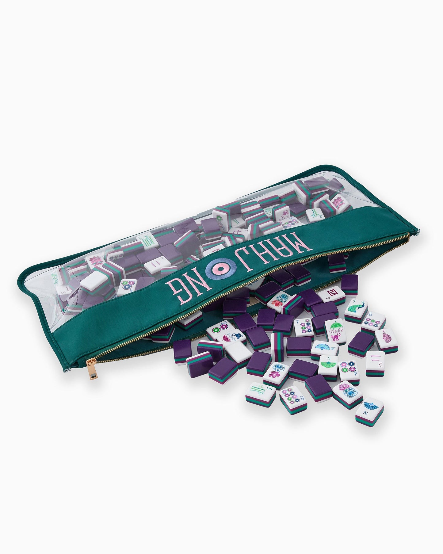 Oh My Mahjong Mahjong Bag-Teal