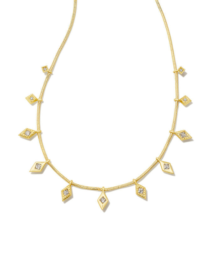 Kendra Scott Kinsley Strand Necklace- Gold or Silver