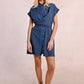 Molly Bracken Tie-Back Shirt Dress - Navy