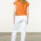 THML “Blair” Turtleneck Cableknit Sweater Vest - Rust