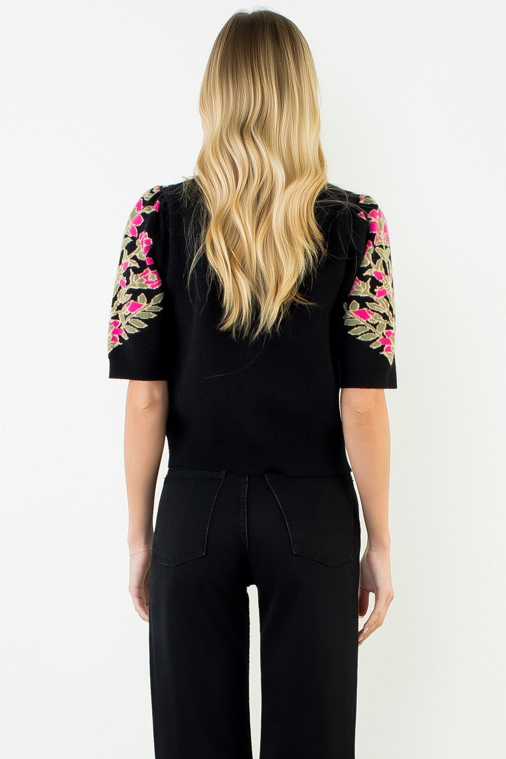 THML “Clyde” S/S Sweater- Black