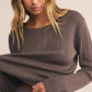 Z Supply Du Monde Sweater - Burnt Ash Heather