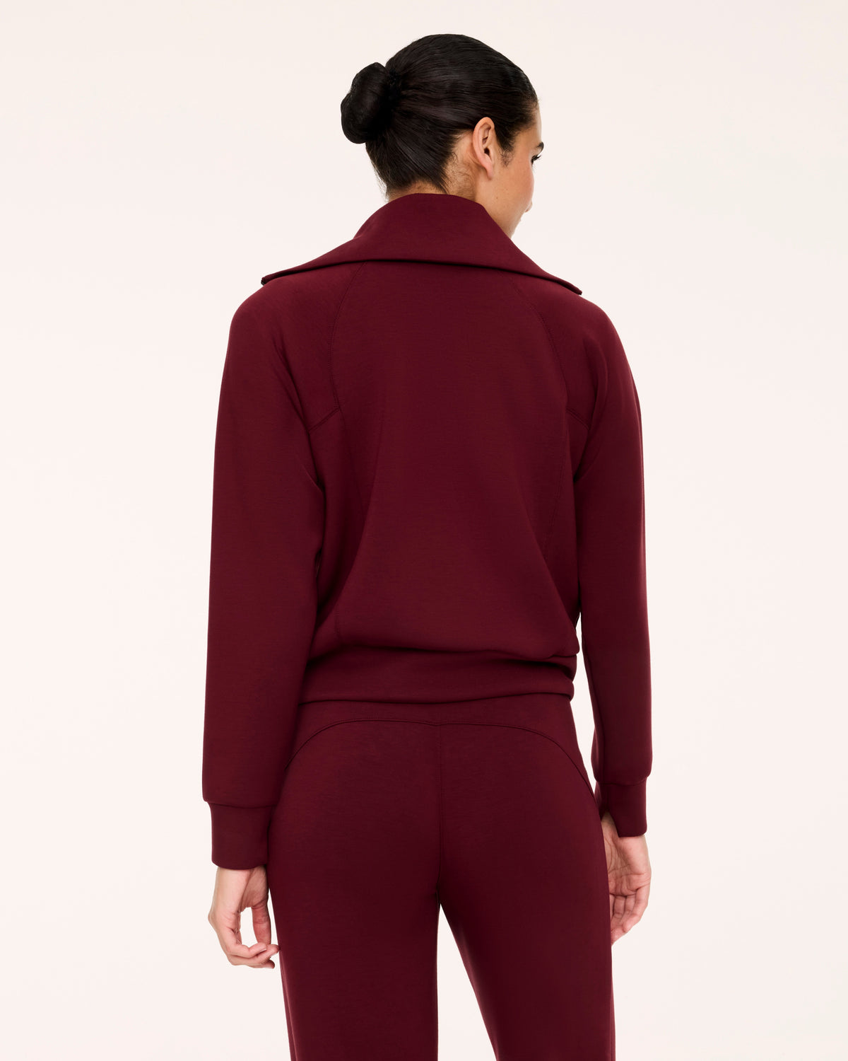 Spanx AirEssentials Half Zip - Vino