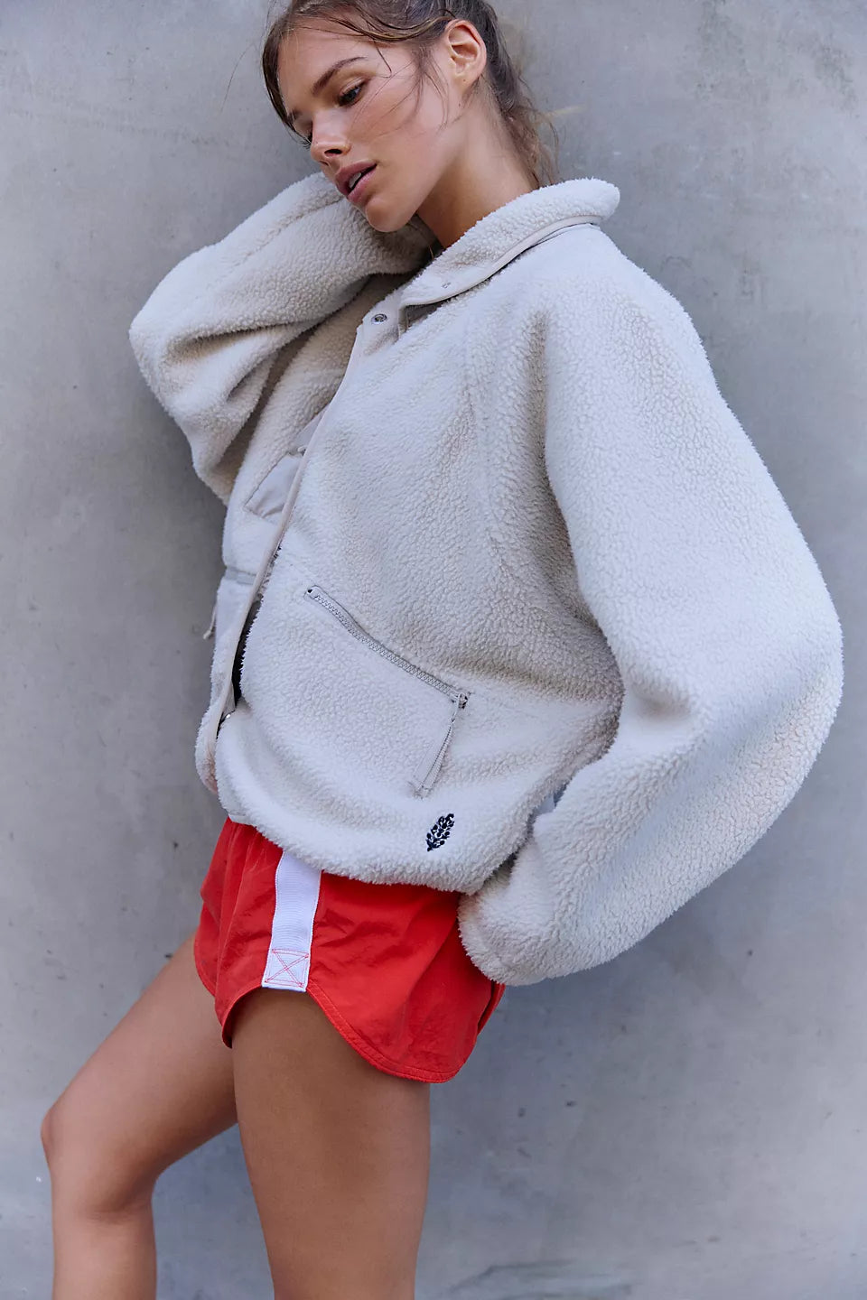 Free People Movement "Hit The Slopes" Jacket - Muted Beige