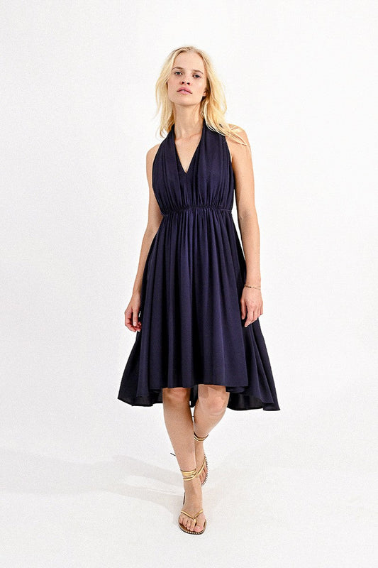 Molly Bracken "Esther" Dress-Dark Navy