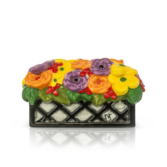 A409 Nora Fleming "Love Blooms Here" Mini (flower box)