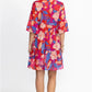Johnny Was Giverney Gardens Ruffle Sleeve Dress