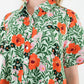 THML "Barb" Button Up Floral Dress-Green