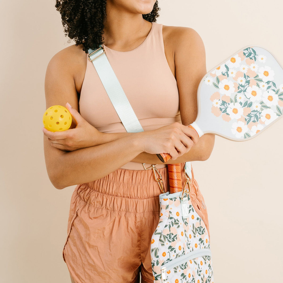 The Darling Effect Pickleball Paddle Case-Flower Talk