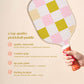 The Darling Effect Pickleball Paddle- Green Checkers