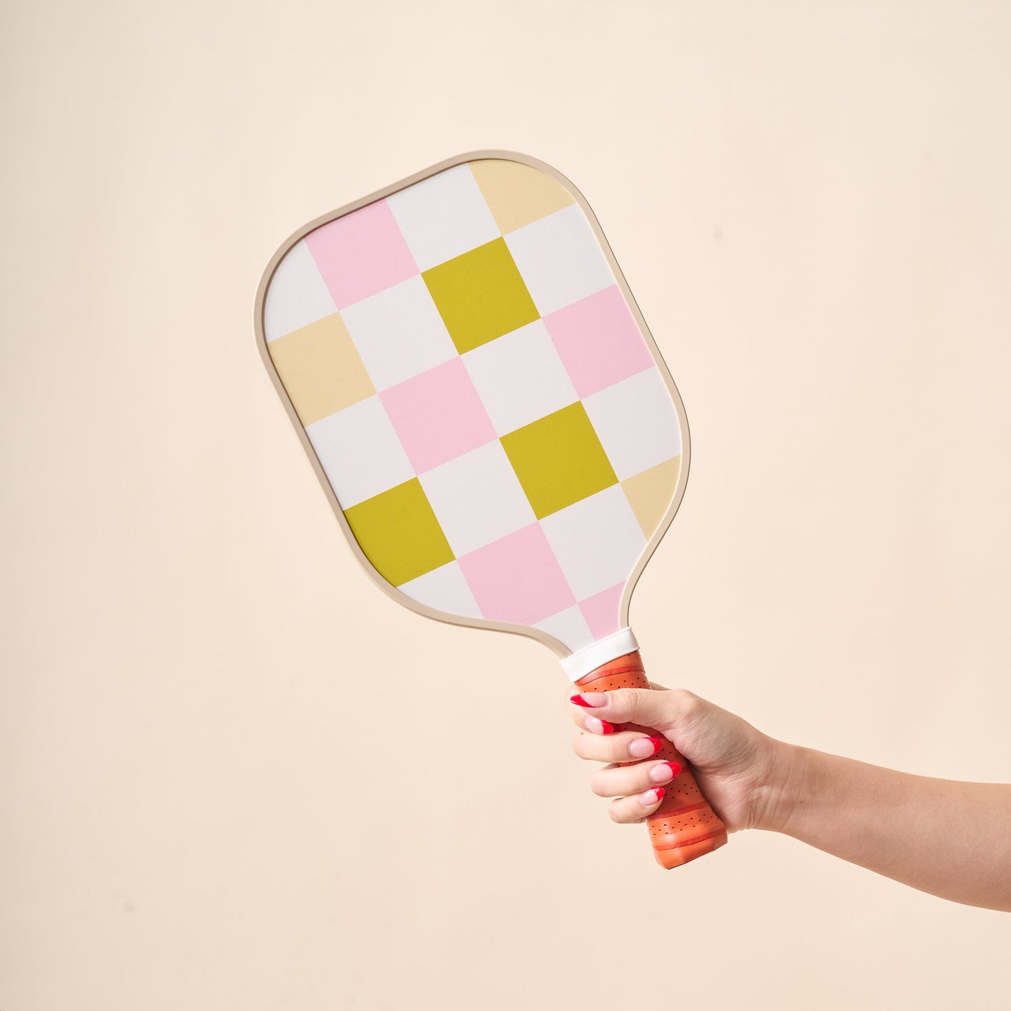 The Darling Effect Pickleball Paddle- Green Checkers