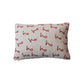 24" x 16" Woven Cotton Slub Lumbar"Ho Ho Ho" Pillow -Ivory