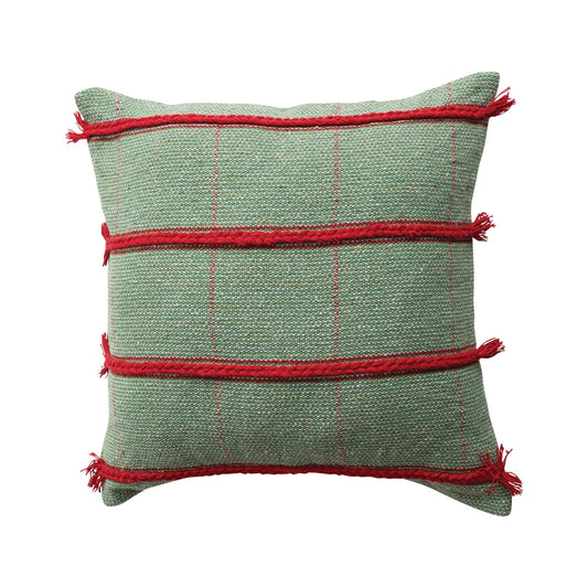 20" Square Pillow -Green