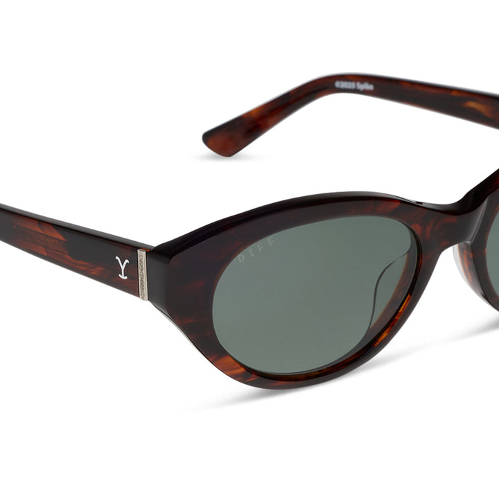 DIFF Eyewear The Ranch "Beth IV" G15 Polarized Sunglasses-Western Sequoia