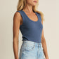 Z Supply Leisurely Tank-Navy Blue