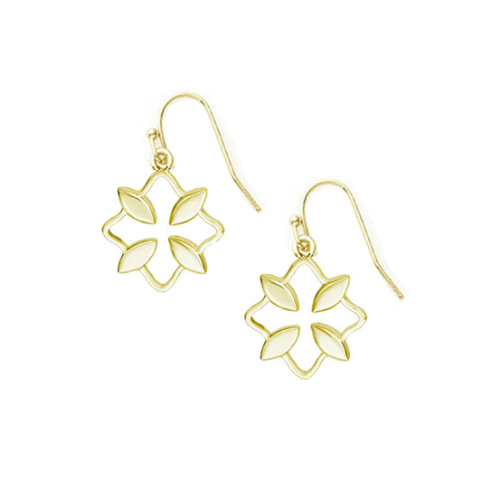 Natalie Wood Designs "Grace" Mini Drop Earrings-Gold